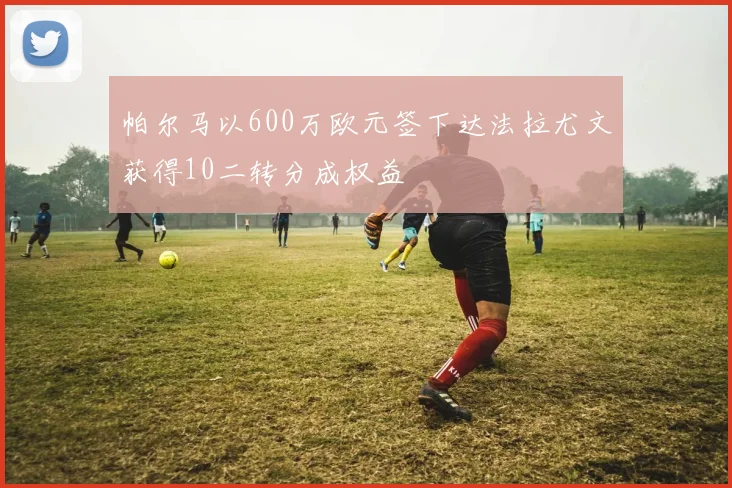 帕尔马以600万欧元签下达法拉尤文获得10二转分成权益